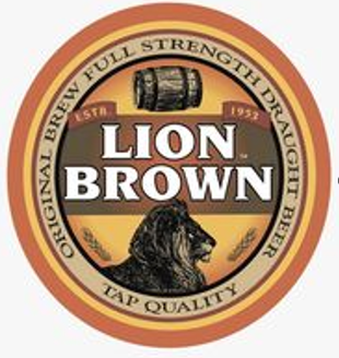 Lion Brown Flag