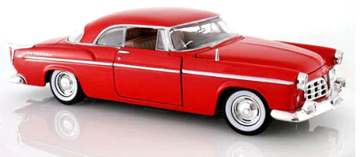 1:24 1955 Chrysler C300 Die Cast Model - Red