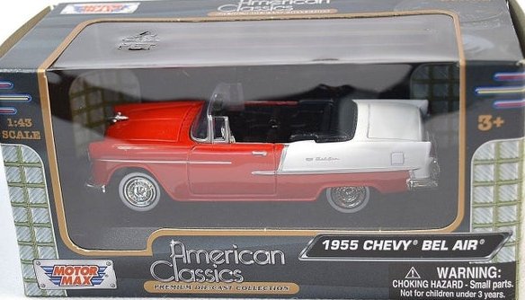 1:43 1955 Chevy Bel Air Convertible
