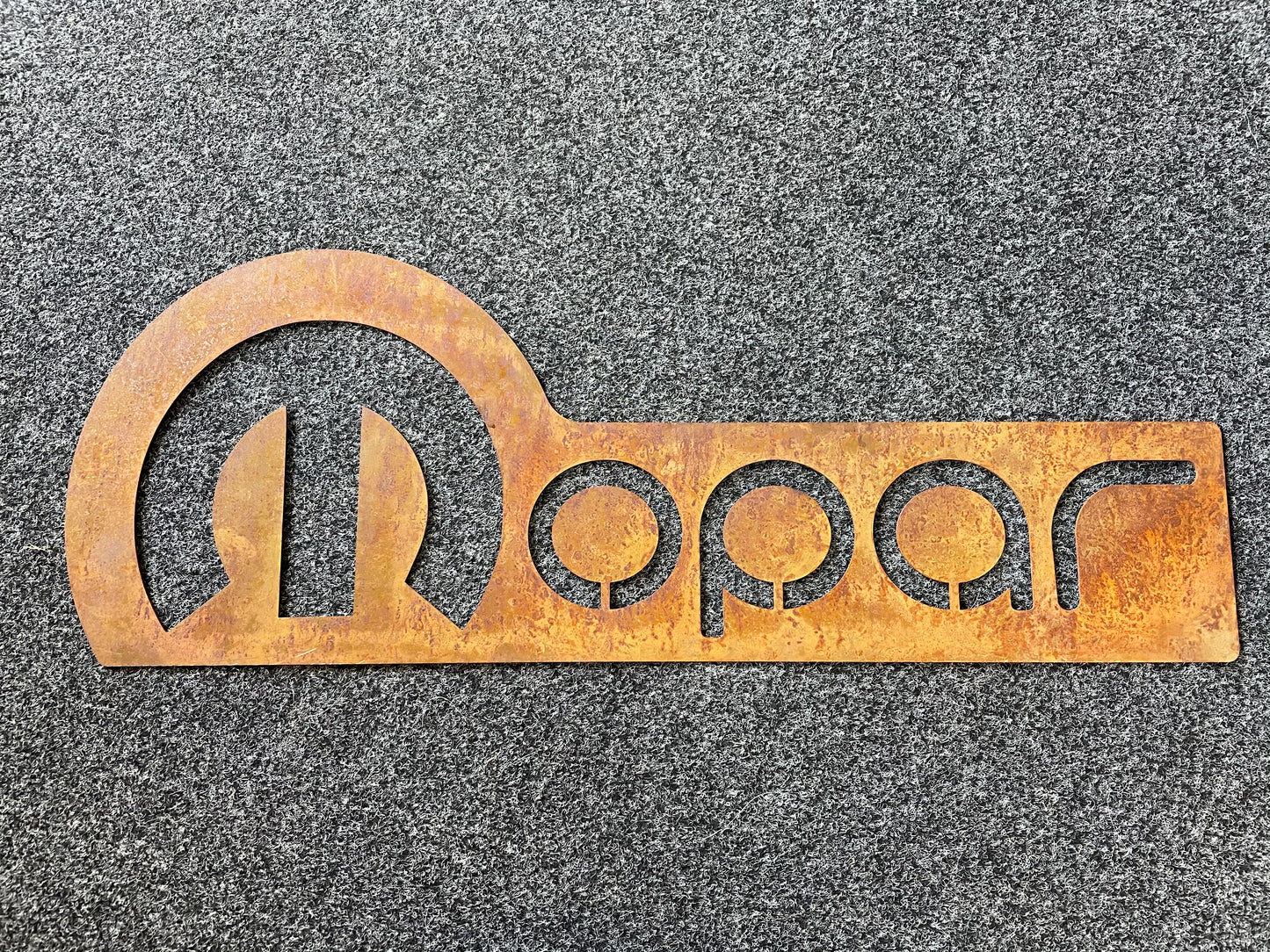 Mopar Flat Laser Cut - Rust (various sizes)