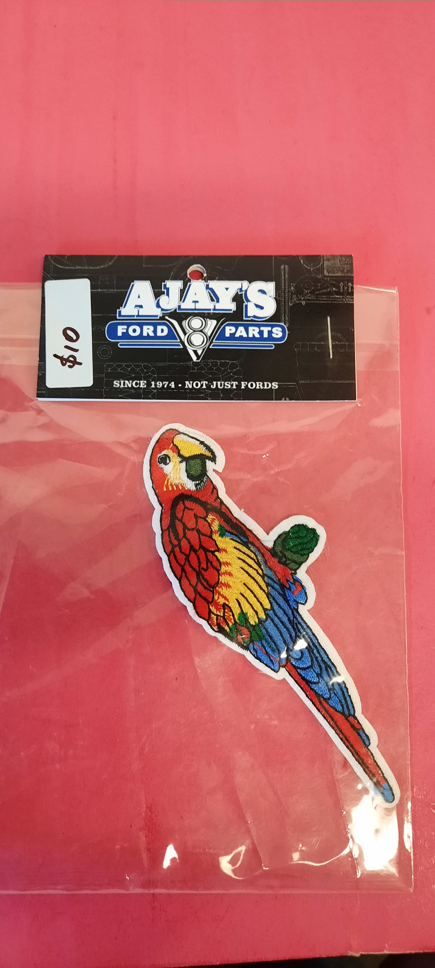 Parrot Embroidery Motif