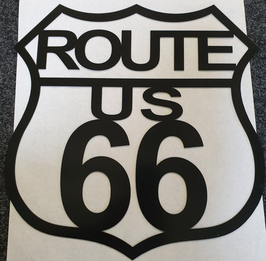 Route US 66 Laser Cut