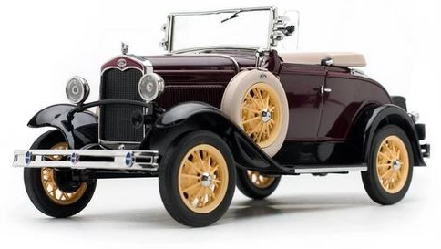 1:18 1931 Ford Model A Roadster Die Cast Model