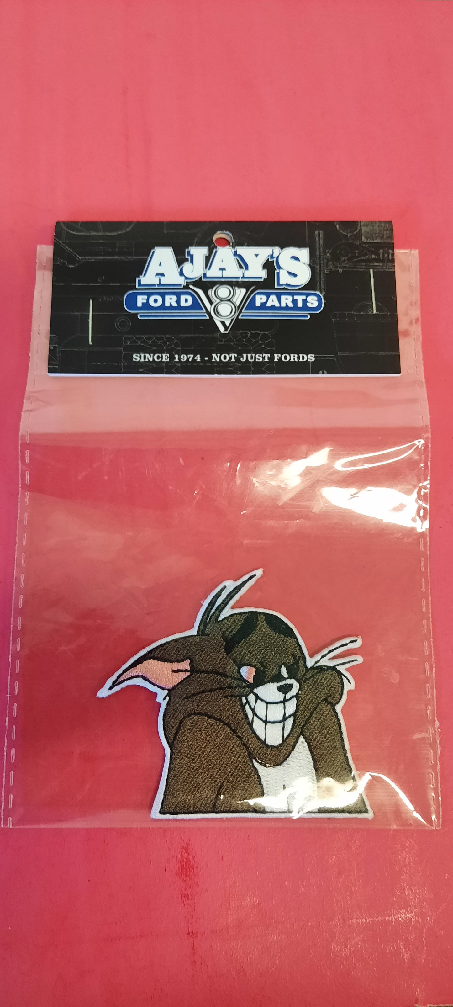 Tom Cat Embroidery Motif