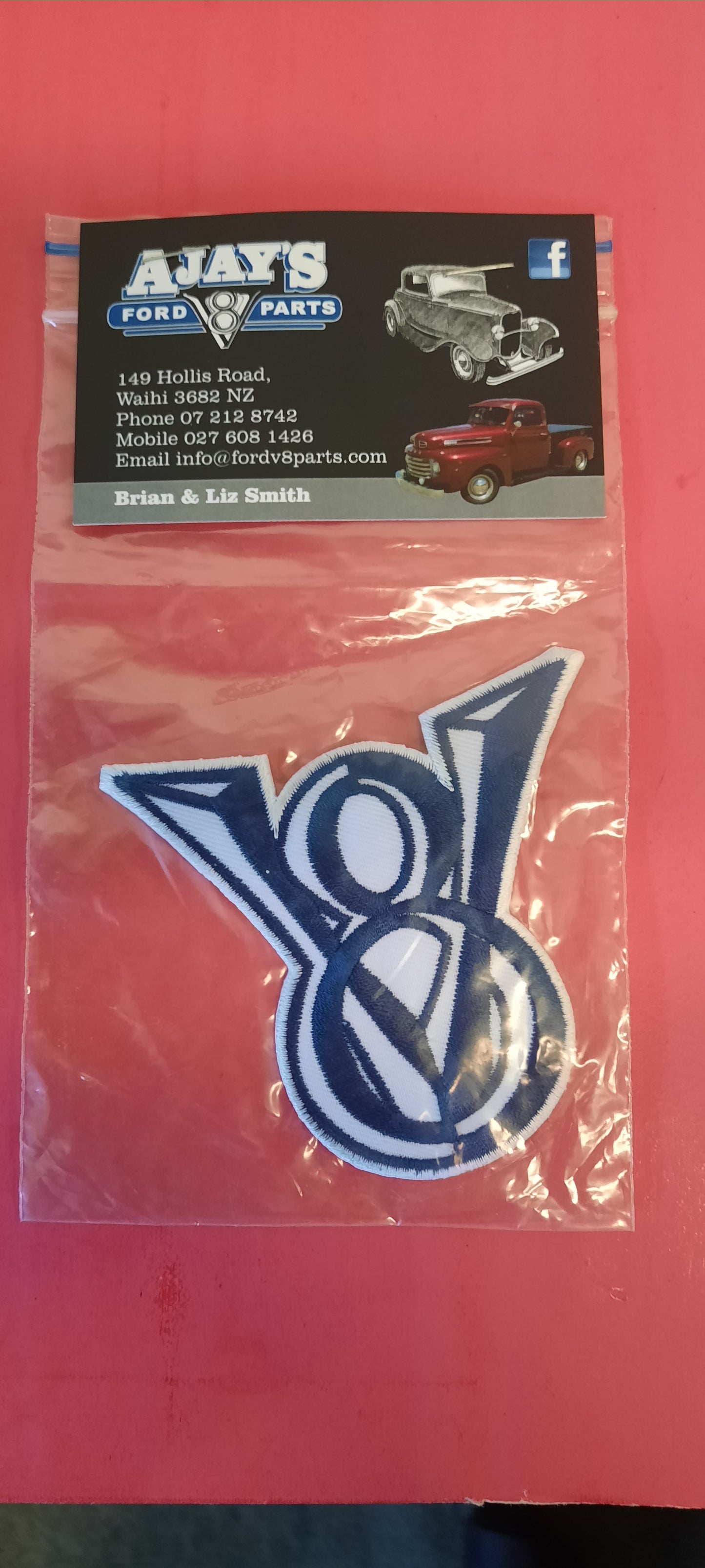 V8 Embroidery Motif