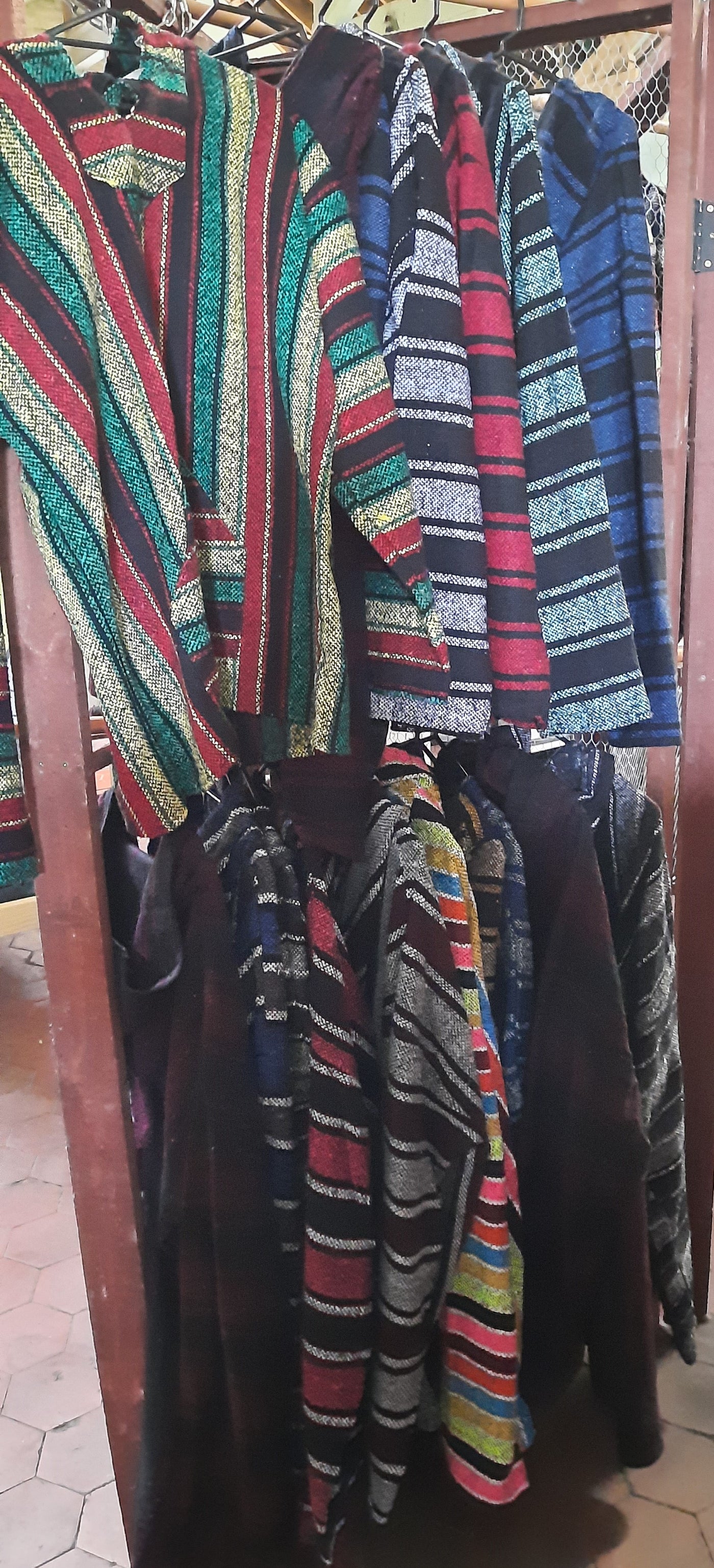 Mexican Baja Hooding Ponchos