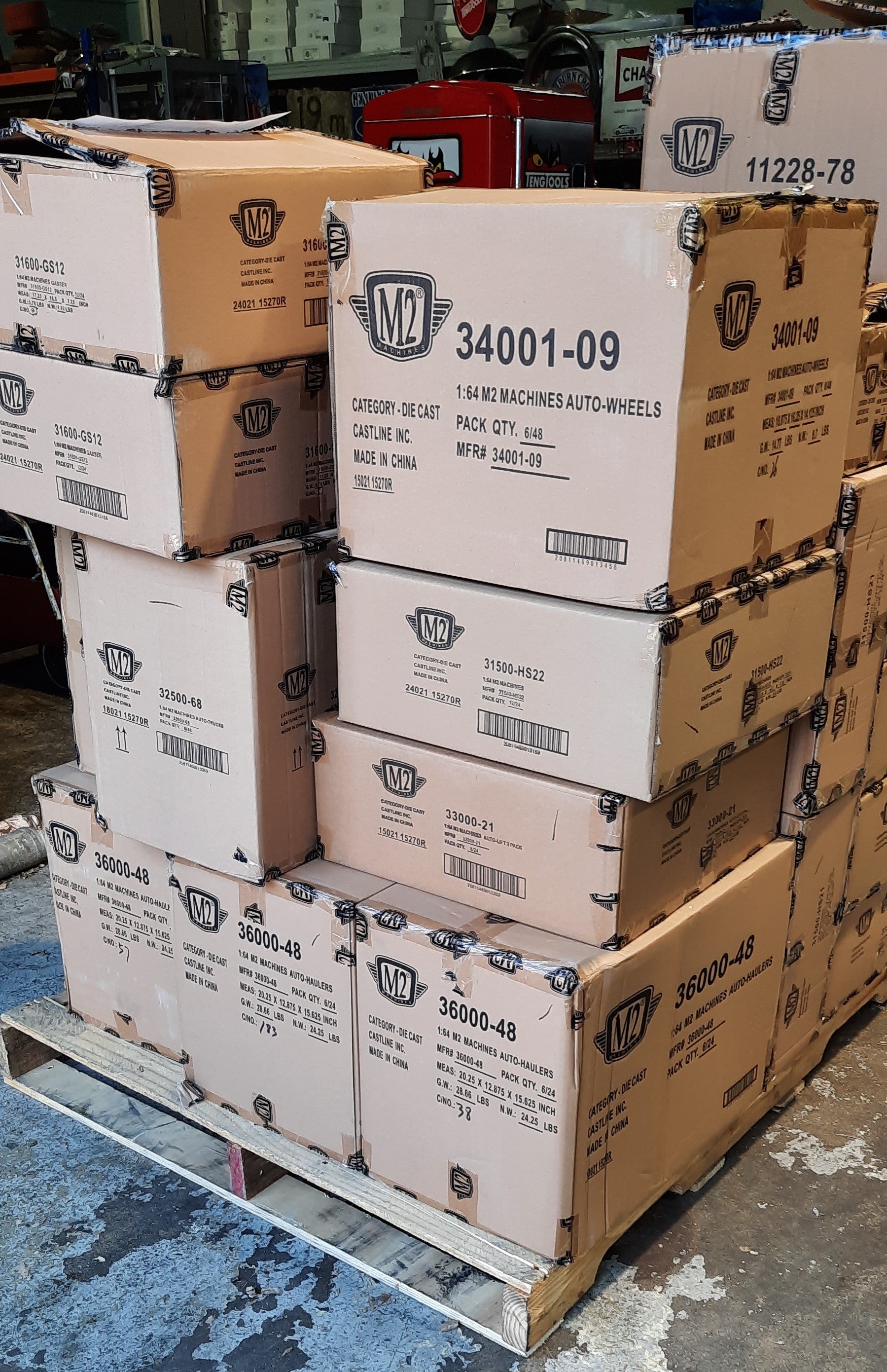 New shipment of M2 Machines Die Cast Models