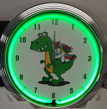 Neon Children's Clocks