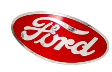 Ford Oval Red Grill Emblem 1932 -35