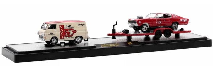 1:64 1967 Dodge A100 Panel Van & 1966 Dodge Charger Gasser