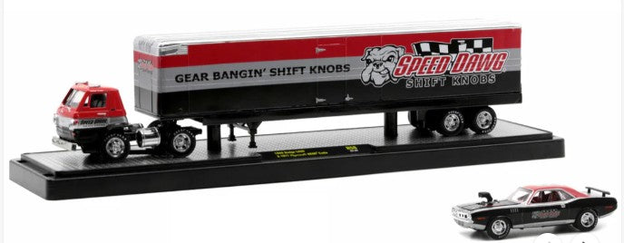 1:64 1969 Dodge L600 & 1971 Plymouth HEMI Cuda