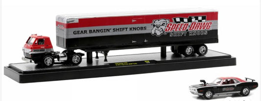 1:64 1969 Dodge L600 & 1971 Plymouth HEMI Cuda