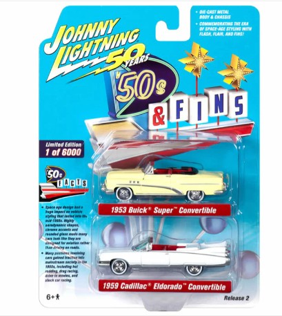 1:64 1953 Buick Super Convertible & 1959 Cadillac Eldorado Convertible