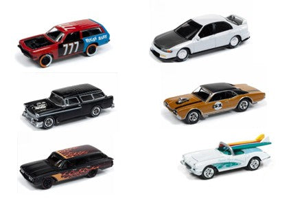 1:64 Johnny Lightning Street Freaks Release 1 Version A  - set of 6