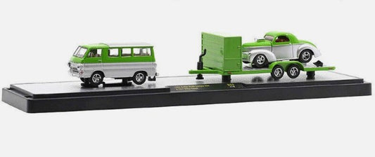 1:64 1964 Dodge A100 Camper Van & 1941 Willys Coupe