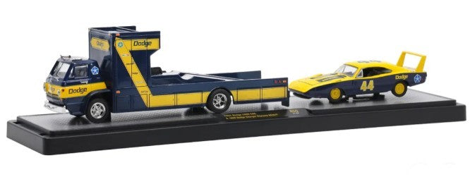 1:64  1966 Dodge L600 COE & 1969 Dodge Charger Daytona HEMI