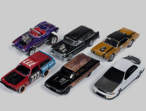 1:64 Johnny Lightning Street Freaks R 1 V B  - Set of 6