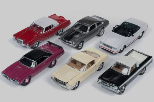 1:64 Johnny Lightning Release 1 Version B Classic Gold - Set of 6