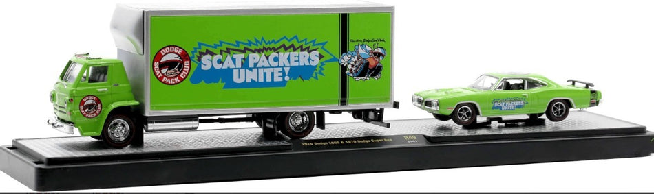 1:64 1970 Dodge L600 & 1970 Dodge Super Bee Scat Pack Club