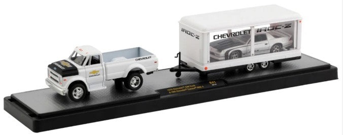 1:64  1971 Chevrolet C60 Truck & 1985 Chevrolet Camaro IROC-Z