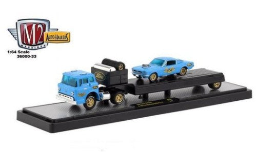 1:64  1966 Ford C-950 Truck & 1966 Ford Mustang Fastback 2+2