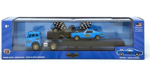 1:64  1966 Ford C-950 Truck & 1966 Ford Mustang Fastback 2+2