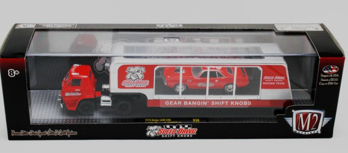 1:64  1970 Dodge L600 & 1971 Plymouth HEMI Cuda