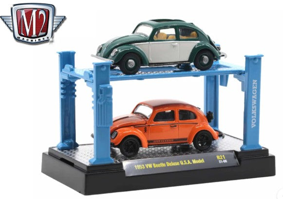 1:64  1953 VW Beetle Deluxe USA Die Cast Model