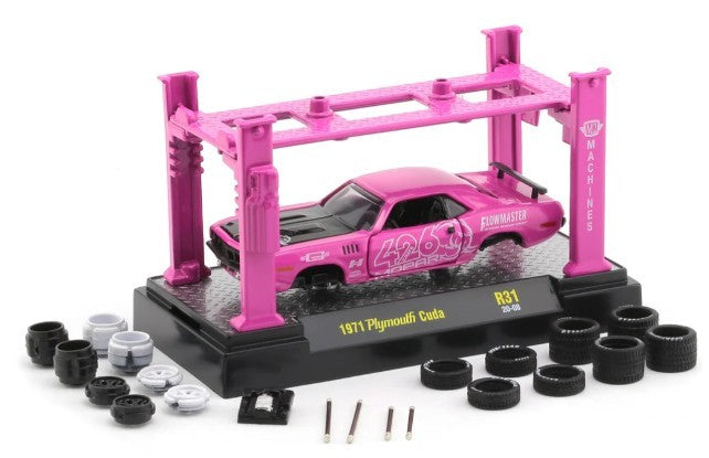 1:64  1971 Plymouth Cuda Model Kit