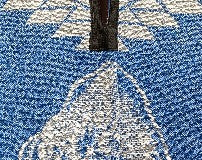 Buffalo Mexican Blanket Poncho