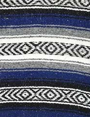Blue/Grey Heavy Duty Mexican Blanket
