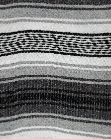 Dearbourne Grey Mexican Falsa Blanket