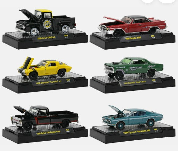 1:64 Detroit Muscle Set of 6