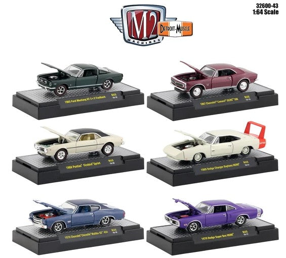 1:64 Detroit Muscle Set of 6