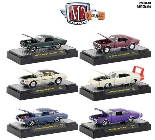 1:64 Detroit Muscle Set of 6