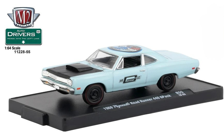 1:64 1969 Plymouth Road Runner 440 6-Pack