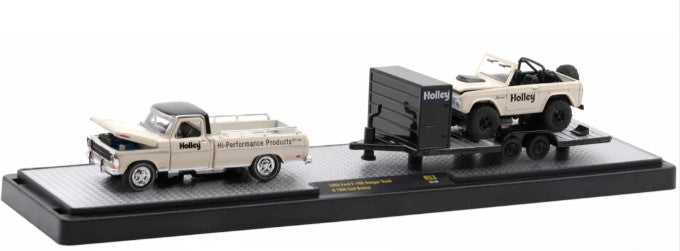 1:64 1969 Ford F-100 Ranger Truck & 1966 Ford Bronco