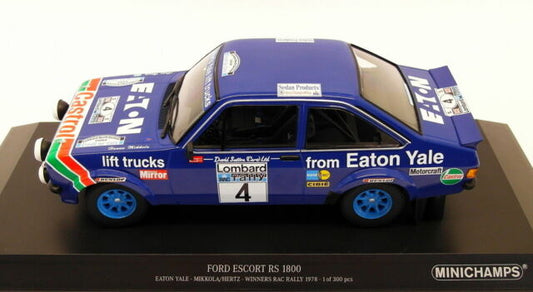 1:18 Ford Escort RS 1800 Die Cast Model