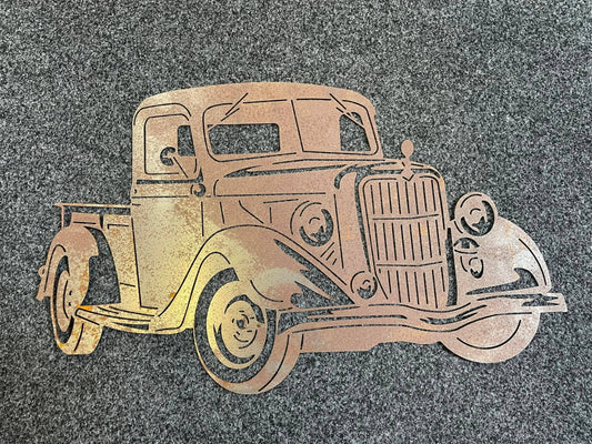 1935 Ford Pickup Laser Cut - Rust