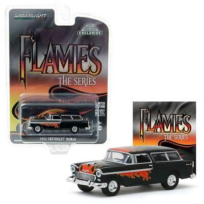1955 Chevrolet Nomad Flames Die Cast Model