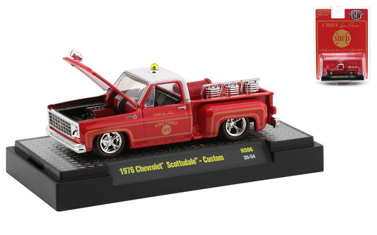 Release HS06- 1976 Chev Scottsdale Fire Truck Die Cast Model