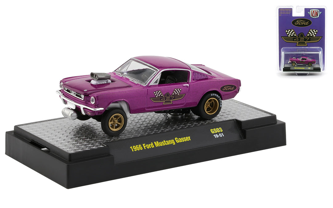 Release GS03 - 1966 Ford Mustang Gasser 427 Die Cast Model