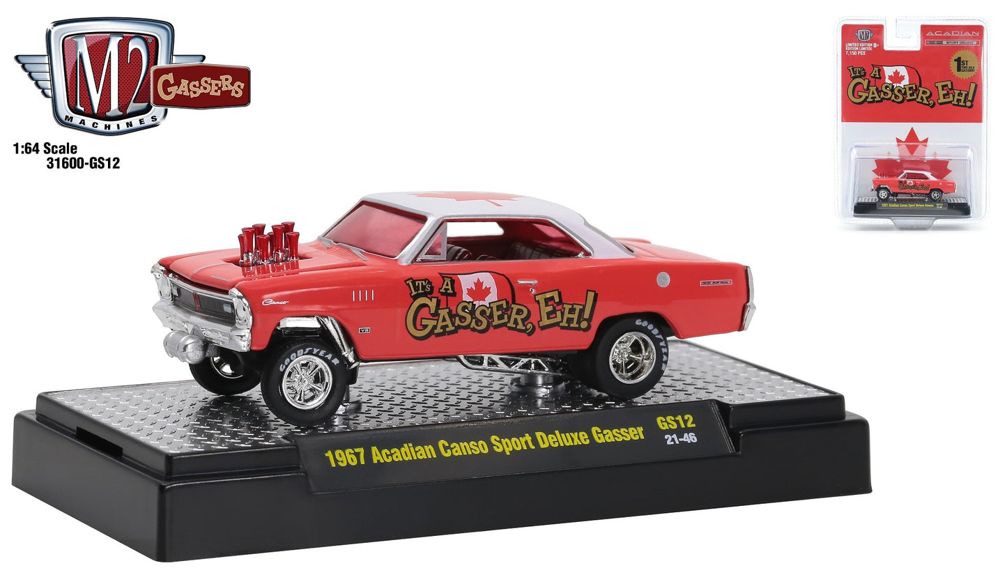 Release GS12 - 1967 Acadian Canso Sport Deluxe Gasser Die Cast Model