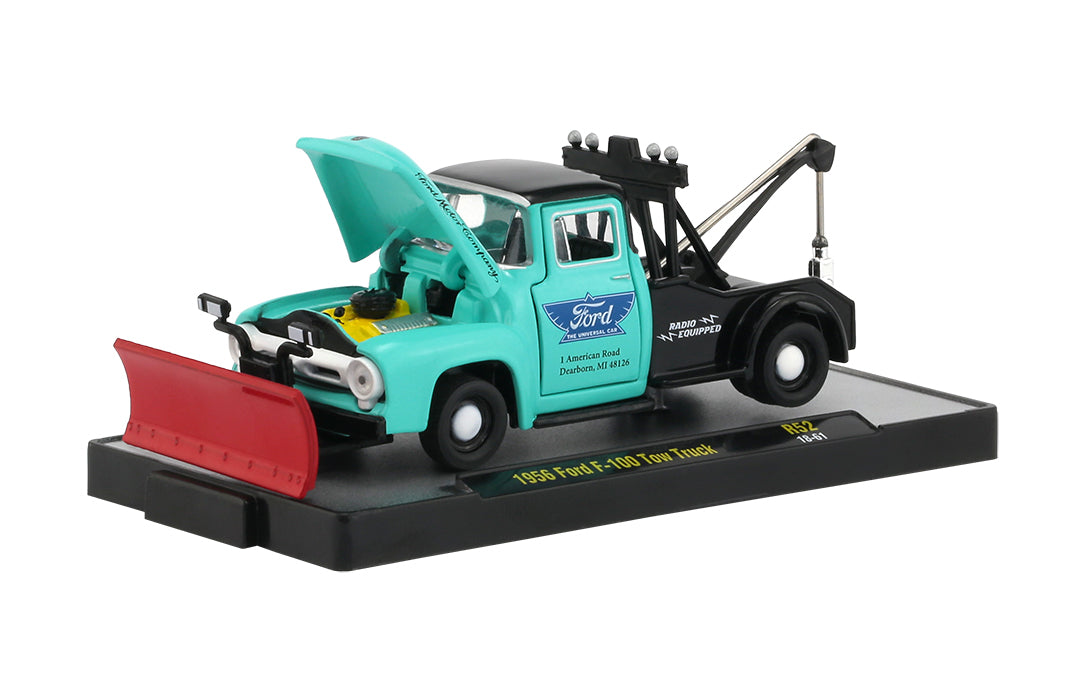 Release 52 - 1956 Ford F-100 Tow Truck Die Cast Model