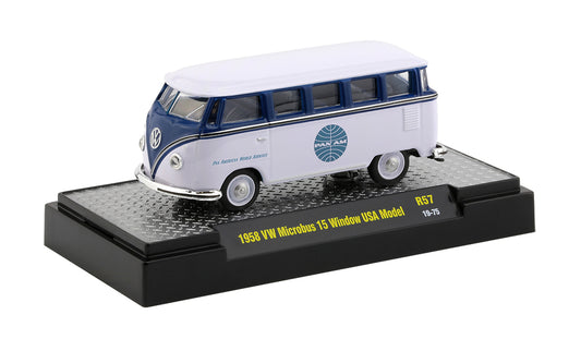 Release 57 - 1958 VW Microbus 15 Window USA Model Die Cast
