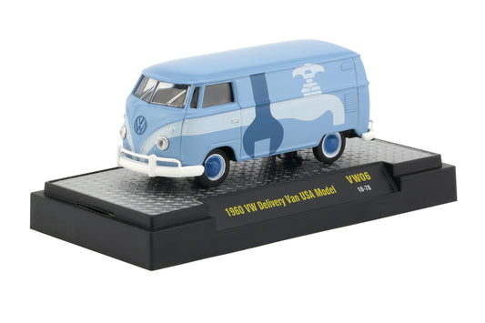 Release VW06 - 1960 VW Delivery Van USA Model (light blue) Die Cast Model