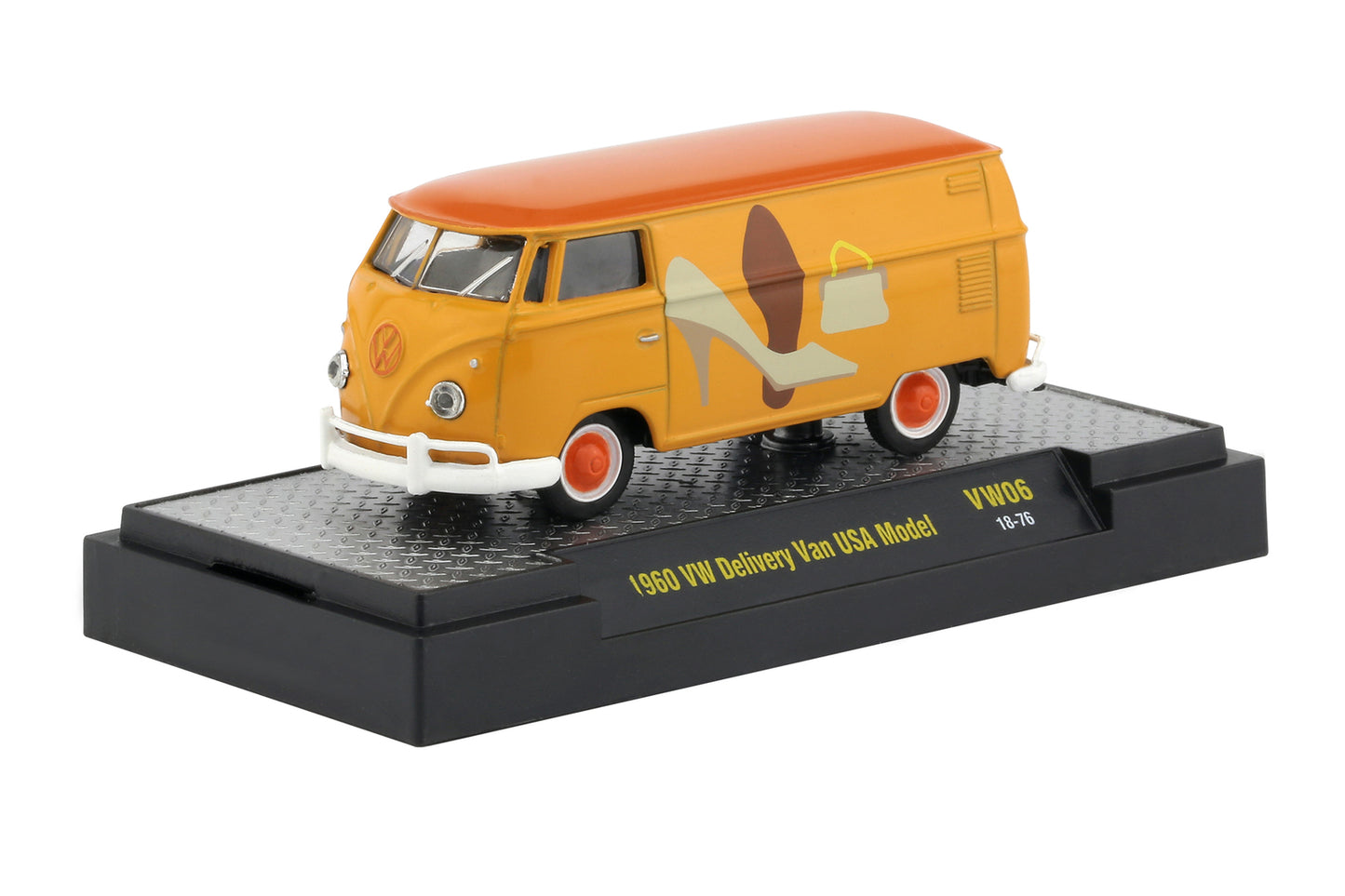 Release VW06 - 1960 VW Delivery Van USA Model (light orange) Die Cast Model