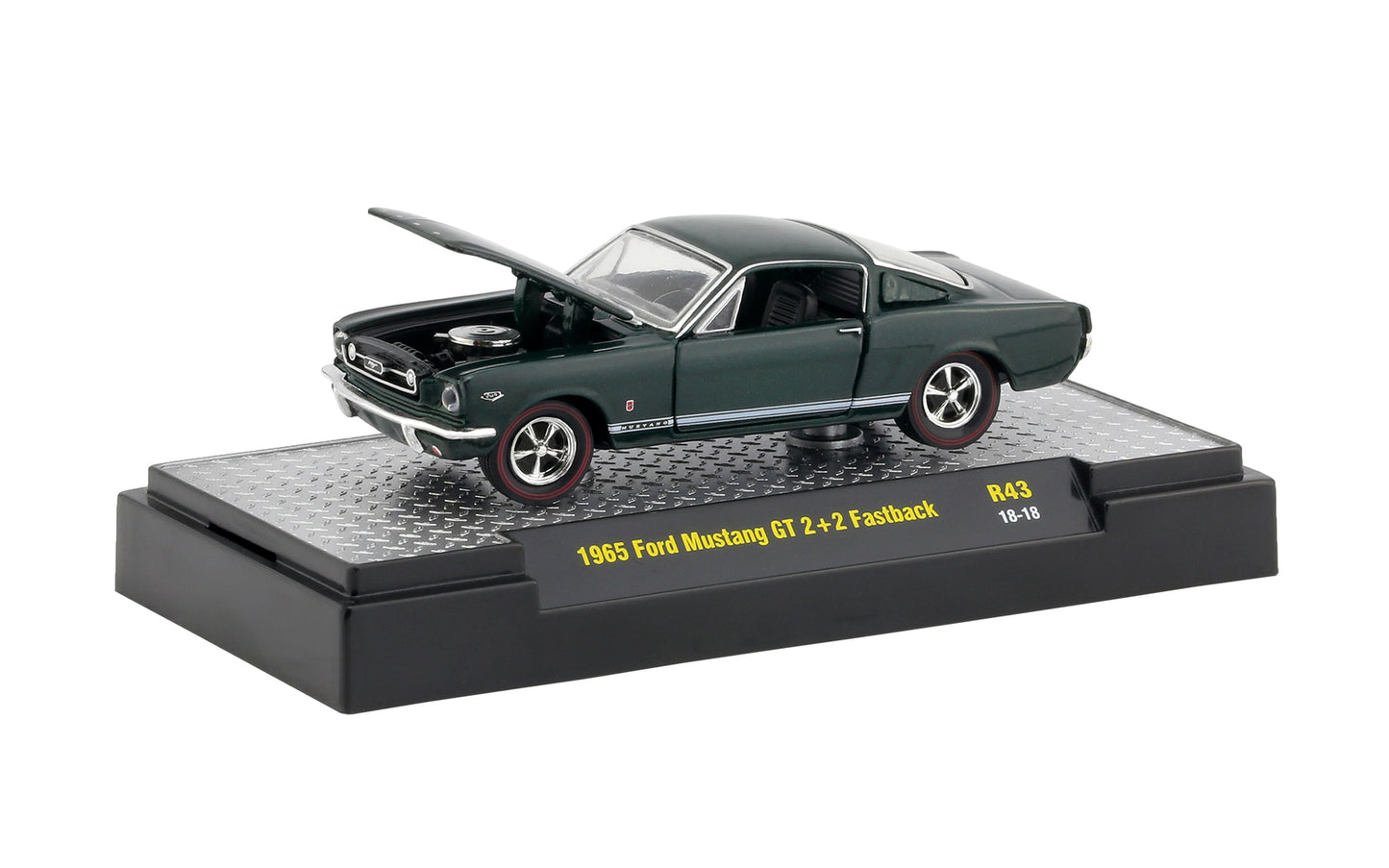 Release 43 - 1965 Ford Mustang GT 2+2 Fastback Die Cast Model