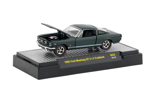 Release 43 - 1965 Ford Mustang GT 2+2 Fastback Die Cast Model