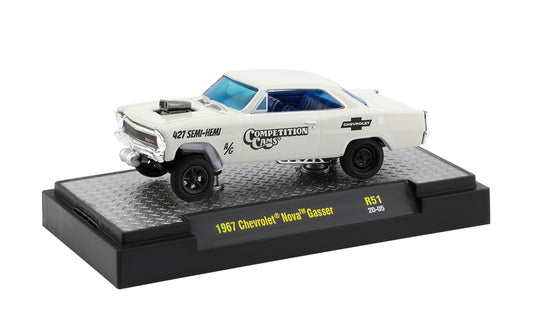 Release 51 - 1967 Chevrolet Nova Gasser (white) Die Cast Model